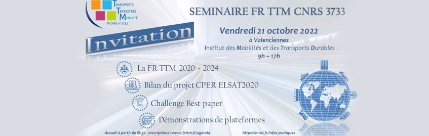 Séminaire FR TTM CNRS 3733 > Ven. 21 octobre 2022 de 9h à 17h